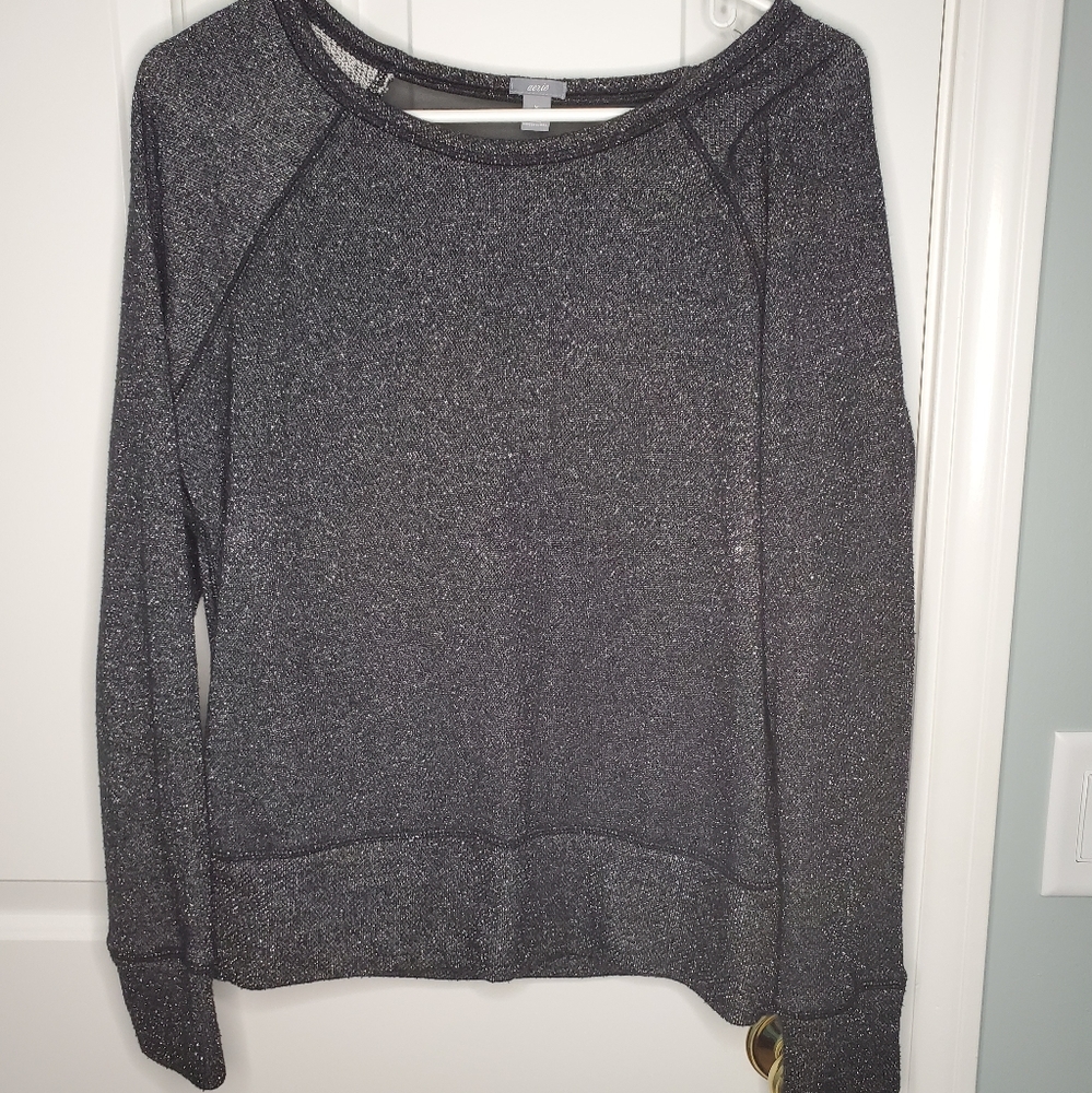 Aerie Sheer/Knit Sweater